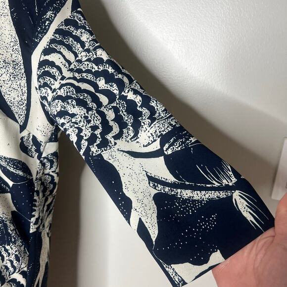 Anthropologie Essentiel Antwerp Women's Getch Dress Blue Floral Mini 40 (Large) - Picture 6 of 13